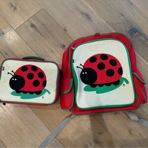 Beatrix Potter Ladybug Kids Backpack and Lunchbox Set